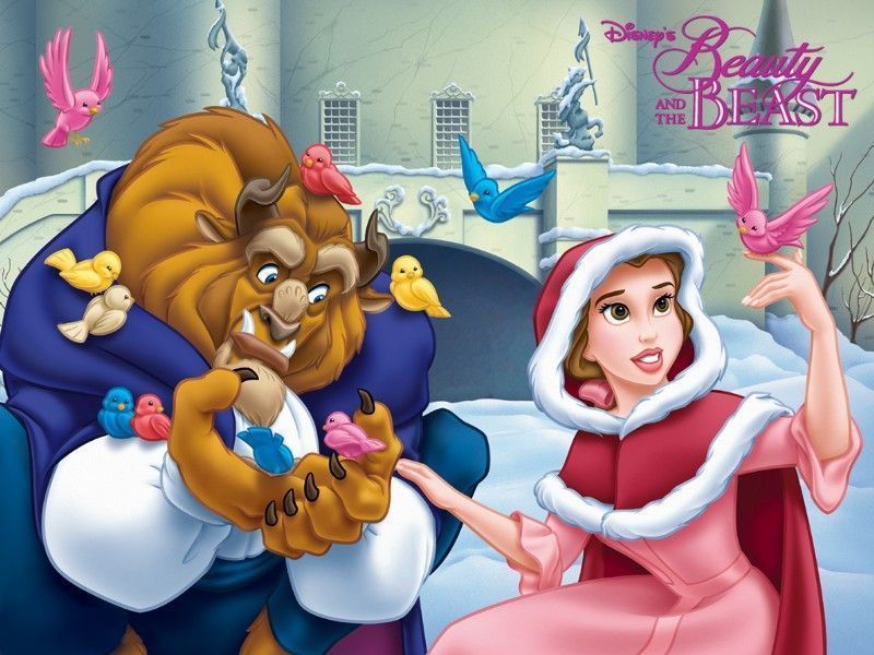 la belle et la bete disney tableau